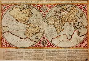 Cartografia. Il mappamondo di Mercatore del sec. XVI (Londra, British Museum).Londra, British Museum Cartografia. Il mappamondo di Mercatore del sec. XVI (Londra, British Museum).Londra, British Museum