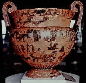 Clizia. Il vaso François (Firenze, Museo Archeologico).De Agostini Picture Library/C. Bevilacqua Clizia. Il vaso François (Firenze, Museo Archeologico).De Agostini Picture Library/C. Bevilacqua