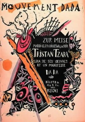 Dada. Manifesto di Tristan Tzara per una riunione dadaista.De Agostini Picture Library / Dada. Manifesto di Tristan Tzara per una riunione dadaista.De Agostini Picture Library /