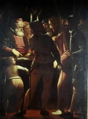 Luca Cambiaso. Cristo davanti a Caifa (Genova, Palazzo Bianco).De Agostini Picture Library Luca Cambiaso. Cristo davanti a Caifa (Genova, Palazzo Bianco).De Agostini Picture Library