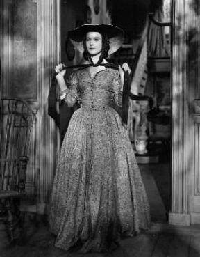 Vivien Leigh nelle vesti della protagonista di Via col vento (1939) di V. Fleming.De Agostini Picture Library Vivien Leigh nelle vesti della protagonista di Via col vento (1939) di V. Fleming.De Agostini Picture Library