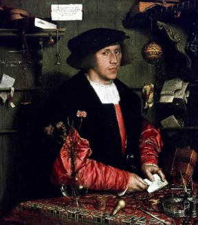 Hans Holbein il Giovane. George Gisze (Berlino, Staatliche Museen).Berlino, Gemaldegalerie Hans Holbein il Giovane. George Gisze (Berlino, Staatliche Museen).Berlino, Gemaldegalerie
