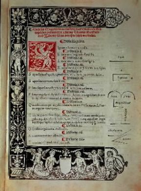 Euclide. Pagina degli Elementi in una versione latina del sec. XV (Firenze, Biblioteca Nazionale).Firenze, Biblioteca Nazionale Euclide. Pagina degli Elementi in una versione latina del sec. XV (Firenze, Biblioteca Nazionale).Firenze, Biblioteca Nazionale