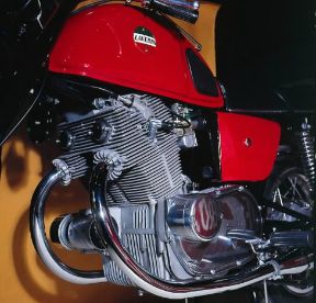Alettatura del blocco motore di una motocicletta.De Agostini Picture Library Alettatura del blocco motore di una motocicletta.De Agostini Picture Library
