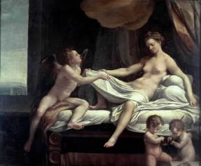Antonio Allegri, detto il Correggio . Danae (Roma, Galleria Borghese).De Agostini Picture Library / G. Dagli Orti Antonio Allegri, detto il Correggio . Danae (Roma, Galleria Borghese).De Agostini Picture Library / G. Dagli Orti