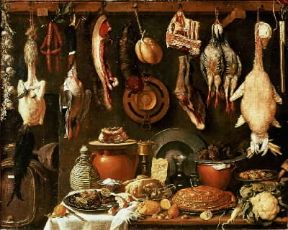 Jacopo Chimenti, detto l'Empoli. Natura morta (Firenze, Palazzo Pitti).De Agostini Picture Library/G. Nimatallah