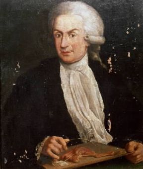 Luigi Galvani in un dipinto di scuola bolognese del sec. XVIII (Bologna, Biblioteca dell'UniversitÃ ).Bologna, Biblioteca dell'UniversitÃ 