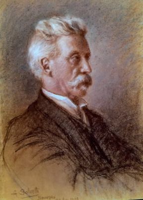 Giuseppe Cesare Abba in un ritratto di A. Salvetti (Brescia, proprietà Abba).De Agostini Picture Library Giuseppe Cesare Abba in un ritratto di A. Salvetti (Brescia, proprietà Abba).De Agostini Picture Library