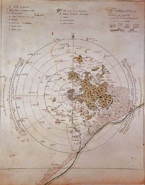 Jean-Baptiste Bourguignon d'Anville. Carta topografica del 1750 (Parigi, Bibliothèque Nationale).De Agostini Picture Library Jean-Baptiste Bourguignon d'Anville. Carta topografica del 1750 (Parigi, Bibliothèque Nationale).De Agostini Picture Library