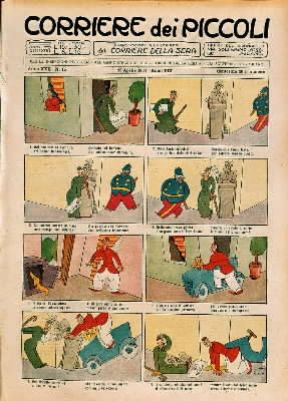 Corriere dei Piccoli. Un numero del settimanale nella veste grafica conservata fino al 1962.De Agostini Picture Library