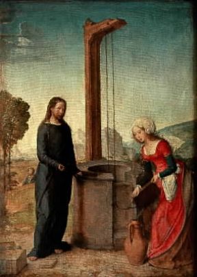 Juan de Flandes. Cristo e la Samaritana (Parigi, Louvre).Parigi, Louvre Juan de Flandes. Cristo e la Samaritana (Parigi, Louvre).Parigi, Louvre