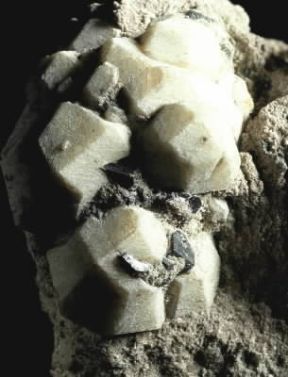 Leucite. Un campione del minerale.De Agostini Picture Library/A. Rizzi Leucite. Un campione del minerale.De Agostini Picture Library/A. Rizzi