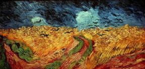 Vincent Van Gogh. Campo di grano con volo di corvi (Amsterdam, Rijksmuseum Vincent Van Gogh).Amsterdam, Rijksmuseum Vincent Van Gogh Vincent Van Gogh. Campo di grano con volo di corvi (Amsterdam, Rijksmuseum Vincent Van Gogh).Amsterdam, Rijksmuseum Vincent Van Gogh