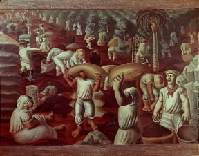 Candido Portinari. Il caffé (Rio de Janeiro, Museo di Belle Arti).De Agostini Picture Library/G. Dagli Orti Candido Portinari. Il caffé (Rio de Janeiro, Museo di Belle Arti).De Agostini Picture Library/G. Dagli Orti