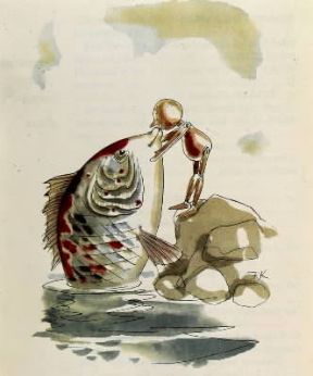 Carlo Collodi. Illustrazione di Le avventure di Pinocchio.De Agostini Picture Library Carlo Collodi. Illustrazione di Le avventure di Pinocchio.De Agostini Picture Library