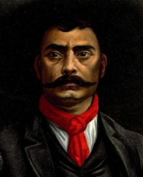 Emiliano Zapata in un ritratto dell'epoca (Città di Messico, Museo Nazionale di Storia).De Agostini Picture Library/G. Dagli Orti Emiliano Zapata in un ritratto dell'epoca (Città di Messico, Museo Nazionale di Storia).De Agostini Picture Library/G. Dagli Orti