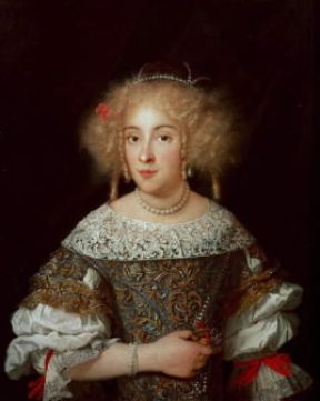 Margherita Luisa d'Orléans, granduchessa di Toscana, in un ritratto anonimo (Firenze, Uffizi).De Agostini Picture Library/G. Dagli Orti Margherita Luisa d'Orléans, granduchessa di Toscana, in un ritratto anonimo (Firenze, Uffizi).De Agostini Picture Library/G. Dagli Orti