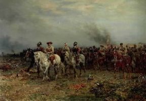 Oliver Cromwell alla testa delle sue truppe dopo la battaglia di Marston Moor (Burnley, Art Gallery).De Agostini Picture Library / A. C. Cooper Oliver Cromwell alla testa delle sue truppe dopo la battaglia di Marston Moor (Burnley, Art Gallery).De Agostini Picture Library / A. C. Cooper