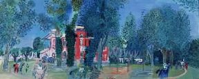 Raoul Dufy . Il paddok (Parigi, Musée d'Art Moderne).Parigi, Museo Raoul Dufy . Il paddok (Parigi, Musée d'Art Moderne).Parigi, Museo