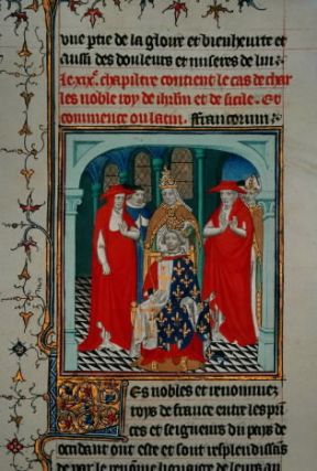 AngiÃ². Carlo I Ã¨ investito da Clemente IV del Regno di Sicilia (sec. XIV).De Agostini Picture Library