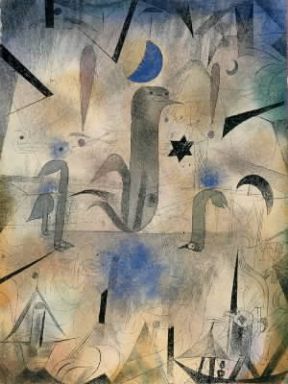 Paul Klee. Le sirene delle navi (1917; Stoccarda, Staatsgalerie Graphische Sammlung).De Agostini Picture Library/G. Dagli Orti Paul Klee. Le sirene delle navi (1917; Stoccarda, Staatsgalerie Graphische Sammlung).De Agostini Picture Library/G. Dagli Orti