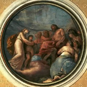 Andrea Appiani. Particolare dell'affresco La rotonda (Monza, Villa Reale).De Agostini Picture Library/A. De Gregorio