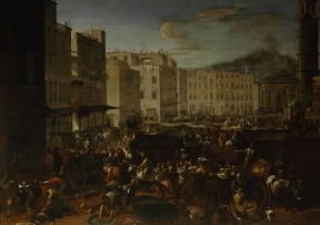 Bambocciante. La rivolta di Masaniello, di M. Cerquozzi (Roma, Galleria Spada). Bambocciante. La rivolta di Masaniello, di M. Cerquozzi (Roma, Galleria Spada).