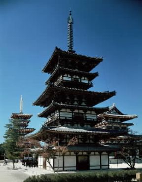 Giappone. La pagoda orientale dello Yakushi-ji, sec. VII-VIII.De Agostini Picture Library Giappone. La pagoda orientale dello Yakushi-ji, sec. VII-VIII.De Agostini Picture Library