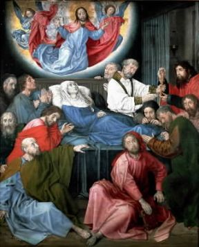 Hugo van der Goes . Morte della Vergine (Bruges, Museo Groeninge).Bruges, Museo Groeninge