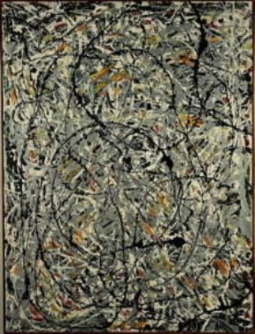 Jackson Paul Pollock. Sentieri ondulati (1947; Roma, Galleria Nazionale d'Arte Moderna).De Agostini Picture Library/A. Dagli Orti Jackson Paul Pollock. Sentieri ondulati (1947; Roma, Galleria Nazionale d'Arte Moderna).De Agostini Picture Library/A. Dagli Orti
