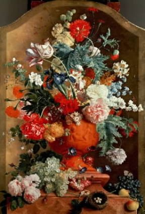 Jan van Huysum. Fiori e frutta (Londra, National Gallery).De Agostini Picture Library Jan van Huysum. Fiori e frutta (Londra, National Gallery).De Agostini Picture Library