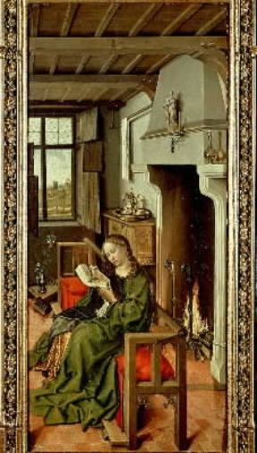 Robert Campin. Santa Barbara (Madrid, Prado).De Agostini Picture Library Robert Campin. Santa Barbara (Madrid, Prado).De Agostini Picture Library