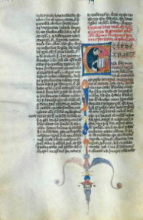 Tommaso d'Aquino. Una pagina della Summa contra gentiles (Cesena, Biblioteca Malatestiana).De Agostini Picture Library Tommaso d'Aquino. Una pagina della Summa contra gentiles (Cesena, Biblioteca Malatestiana).De Agostini Picture Library