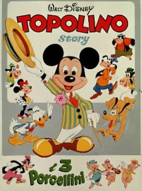 Walt Disney . Manifesto con alcuni dei suoi più celebri personaggi.Walt Disney Production Walt Disney . Manifesto con alcuni dei suoi più celebri personaggi.Walt Disney Production