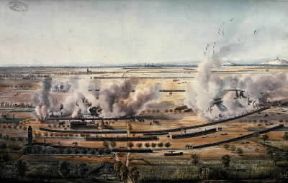 Battaglia di Marengo. Un momento della battaglia in un acquarello dell'epoca (Parigi, Musée de l'Armée).De Agostini Picture Library/M. Seemuller Battaglia di Marengo. Un momento della battaglia in un acquarello dell'epoca (Parigi, Musée de l'Armée).De Agostini Picture Library/M. Seemuller