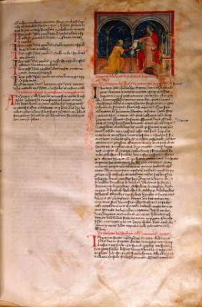 Codex Astensis. Pagina miniata della raccolta, sec. XIII (Asti, Archivio Comunale).De Agostini Picture Library / A. De Gregorio Codex Astensis. Pagina miniata della raccolta, sec. XIII (Asti, Archivio Comunale).De Agostini Picture Library / A. De Gregorio