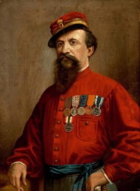 Giacomo Medici marchese del Vascello in un ritratto dell'epoca (Torino, Museo del Risorgimento).De Agostini Picture Library/A. De Gregorio Giacomo Medici marchese del Vascello in un ritratto dell'epoca (Torino, Museo del Risorgimento).De Agostini Picture Library/A. De Gregorio