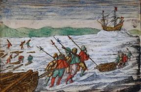 Il recupero della legna. Willelm Barents.De Agostini Picture Library Il recupero della legna. Willelm Barents.De Agostini Picture Library