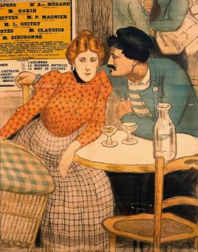 L'assommoir. Particolare di un manifesto di T. A. Steinlen per la versione teatrale del romanzo.De Agostini Picture Library / G. Dagli Orti L'assommoir. Particolare di un manifesto di T. A. Steinlen per la versione teatrale del romanzo.De Agostini Picture Library / G. Dagli Orti