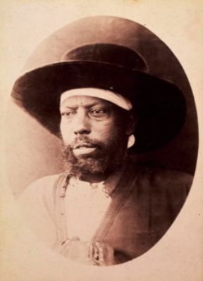 Menelik in una foto d'epoca (Roma, Museo del Risorgimento).De Agostini Picture Library/V. Pirozzi Menelik in una foto d'epoca (Roma, Museo del Risorgimento).De Agostini Picture Library/V. Pirozzi