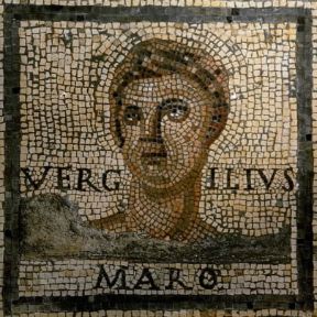 Publio Marone Virgilio. Il poeta latino ritratto in un mosaico romano (Treviri, Landsmuseum).De Agostini Picture Library/A. Dagli Orti Publio Marone Virgilio. Il poeta latino ritratto in un mosaico romano (Treviri, Landsmuseum).De Agostini Picture Library/A. Dagli Orti