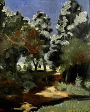 AndrÃ© Derain . La pineta (Venezia, Galleria d'Arte Moderna).De Agostini Picture Library/A. Dagli Orti