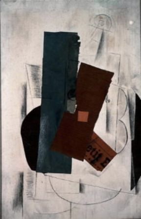 Papier CollÃ© . Violon et journal di G. Braque.De Agostini Picture Library/G. Dagli Orti