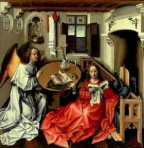 Rogier van der Weyden. Annunciazione (New York, Metropolitan Museum of Art).New York, Metropolitan Museum of Art Rogier van der Weyden. Annunciazione (New York, Metropolitan Museum of Art).New York, Metropolitan Museum of Art
