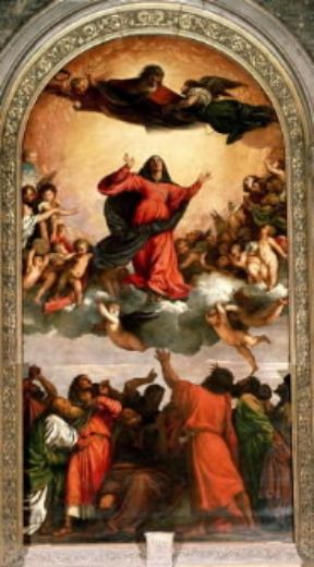 Vecellio Tiziano. Assunta (Venezia, Santa Maria dei Frari).De Agostini Picture Library/A. Dagli Orti Vecellio Tiziano. Assunta (Venezia, Santa Maria dei Frari).De Agostini Picture Library/A. Dagli Orti