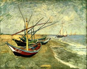 Vincent Van Gogh. Barche a Saintes-Maries (Amsterdam, Rijksmuseum Vincent Van Gogh).Amsterdam, Rijksmuseum Vincent Van Gogh Vincent Van Gogh. Barche a Saintes-Maries (Amsterdam, Rijksmuseum Vincent Van Gogh).Amsterdam, Rijksmuseum Vincent Van Gogh