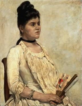Giovanni Fattori. Ritratto della figliastra (Firenze, Galleria d'Arte Moderna).De Agostini Picture Library/G. Nimatallah Giovanni Fattori. Ritratto della figliastra (Firenze, Galleria d'Arte Moderna).De Agostini Picture Library/G. Nimatallah