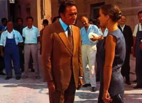 Alberto Bevilacqua. Una scena dal film La califfa (1964), tratta dall'omonimo romanzo dello scrittore.Archivio I.G.D.A.