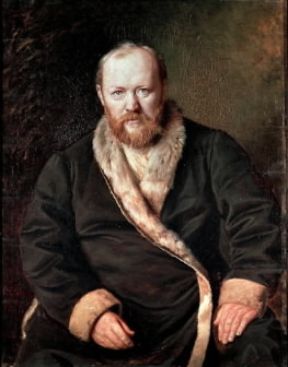 Aleksandr Nikolaevic Ostrovskij in un ritratto di V. G. Perov (Mosca, Galleria Tretjakov).Mosca, Galleria Tretjakov Aleksandr Nikolaevic Ostrovskij in un ritratto di V. G. Perov (Mosca, Galleria Tretjakov).Mosca, Galleria Tretjakov