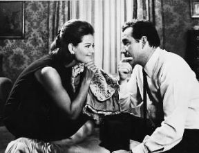Antonio Pietrangeli. Claudia Cardinale e Ugo Tognazzi interpreti di Il magnifico cornuto (1964).De Agostini Picture Library Antonio Pietrangeli. Claudia Cardinale e Ugo Tognazzi interpreti di Il magnifico cornuto (1964).De Agostini Picture Library